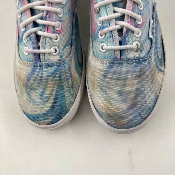 Van’s Unisex Adults Isotoner Swirl Canvas Low Top Lace-Up Sneakers M/7.5 | W/9 - Picture 9 of 14